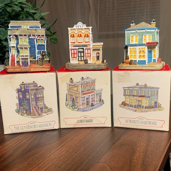 Vintage Liberty Falls Village 3 pc set 1996: AH105, AH00 and AH103. - Picture 2 of 15